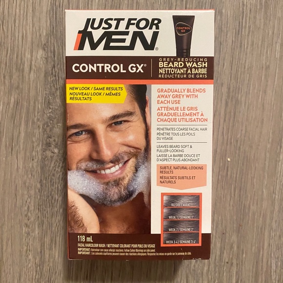 JUST FOR MEN
ControlGX Grey Reducing Beard Wash, 118 ml - Picture 2 of 7